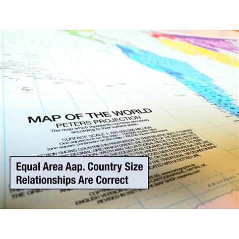 World Peters Projection Wall Map - The Map Shop