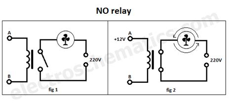 No Spst Normally Open Relay Electroschematics