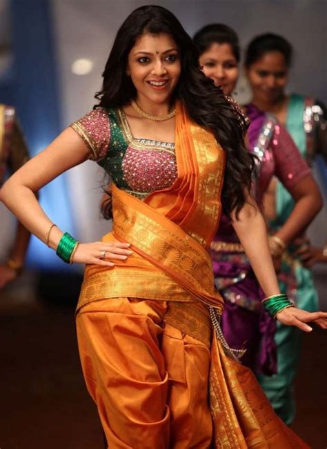 Kajal Agarwal Latest Hot Saree Photos Pics Images Stills Spicy Ammayi
