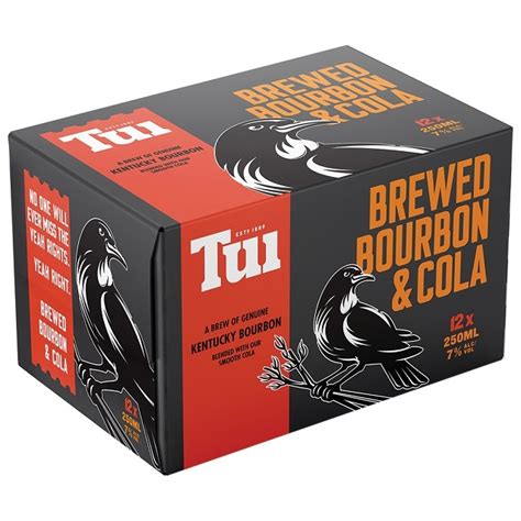 Big Barrel Online Liquor Store NZ Buy Tui Bourbon N Cola 7 12pk