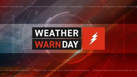 Weather Warn Day For Storms Heavy Rain And Wind