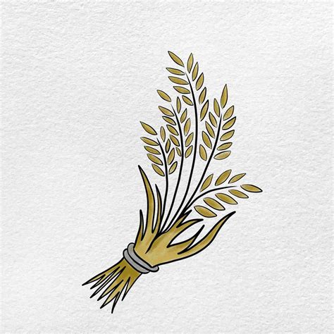 How To Draw Wheat Helloartsy