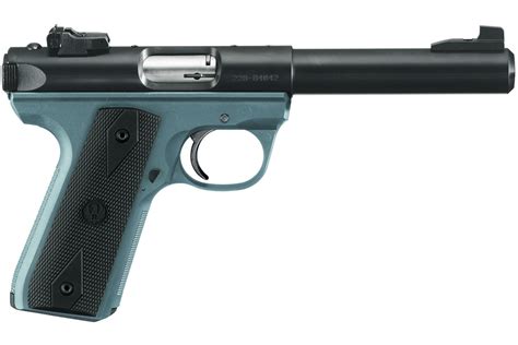 Ruger 22 45 Mark III 22LR Target Blue Titanium Rimfire Pistol