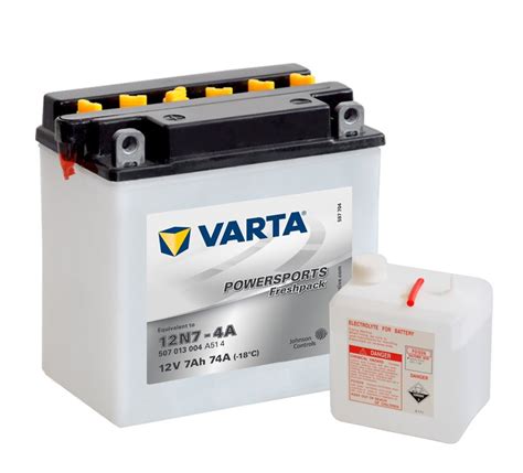 Varta Powersports N A Ah V Motorcycle Battery Patareid Ee