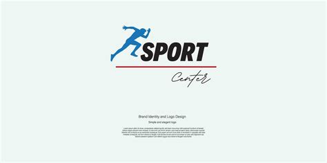 sport center logo design for gym brand 24630165 Vector Art at Vecteezy