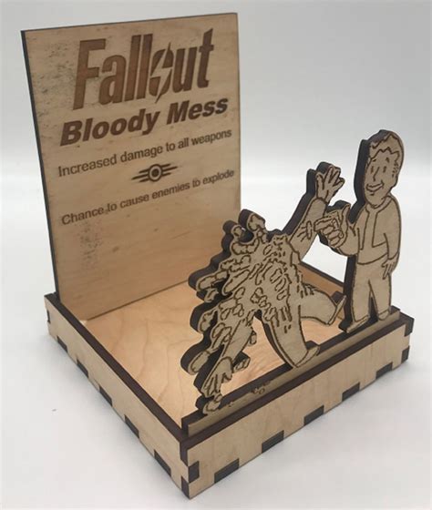 Bloody Mess Perk From The Video Game Fallout Decorative Tray