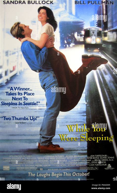 While You Were Sleeping - US Poster 1995 Buena Vista Pictures Sandra Bullock, Bill Pullman File ...