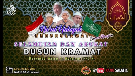 Majelis Nurul Hidayah Bersholawat Dalam Rangka Arokat Dusun