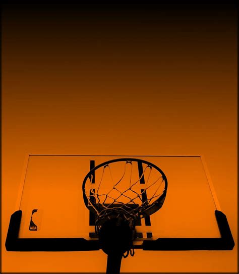 HD wallpaper: photo of white and black basketball hoop, ring, board ...