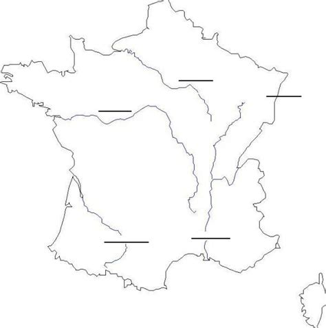 Carte De France Vierge Avec Fleuves Cartograf Fr Pays Cartes De