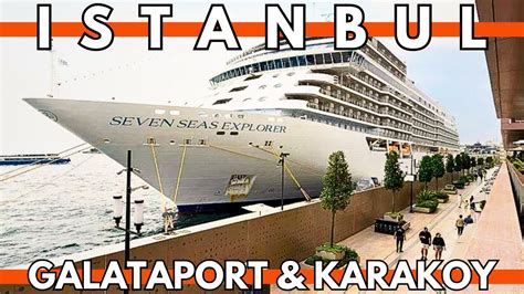 Istanbul Turkey Galataport Karakoy Walking Tour K Uhd Fps