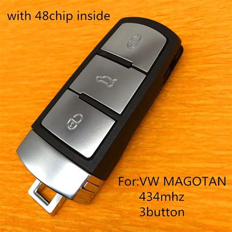 Car Key For Vw Magotan Button Remote Control Key Mhz Smart Card