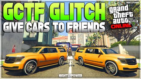 GTA 5 Give Cars To Friends Glitch CAR MEET GCTF Glitch How To Trade