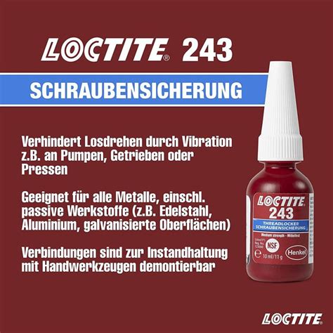 Loctite Mittelfeste Schraubensicherung Ml