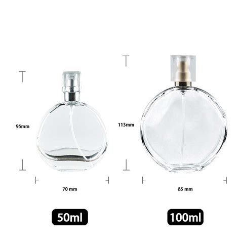 Round Perfume Bottle Empty Perfume Bottles Ml