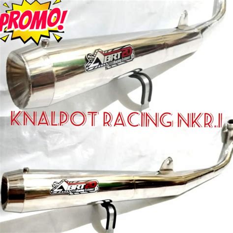 Jual Knalpot Rx King Rx Spesial Standar Racing Abrt20 Chrome Atas Bawah