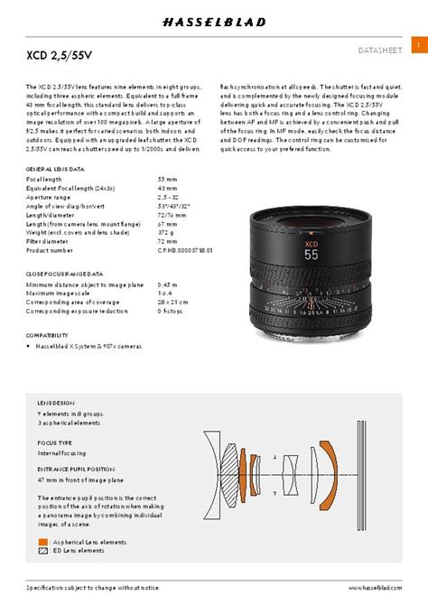 Hasselblad XCD 2 5 55V Beco