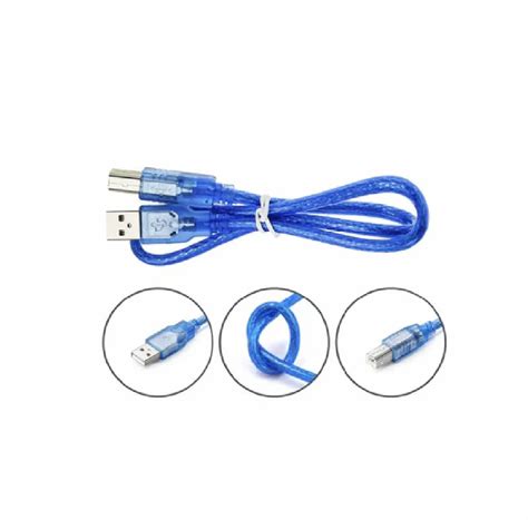 Blue Usb Type A B Cable For Arduino Uno Mega Cm At Rs Piece In