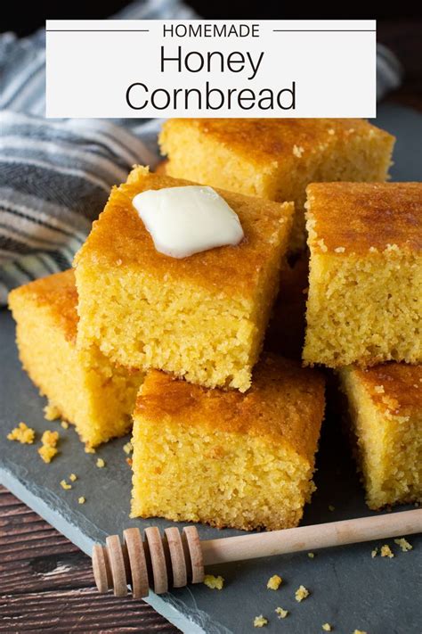 Homemade Honey Cornbread Honey Cornbread Corn Bread Recipe Buttermilk Cornbread