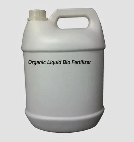 5 Litre Organic Liquid Bio Fertilizer Vegetables Packaging Type