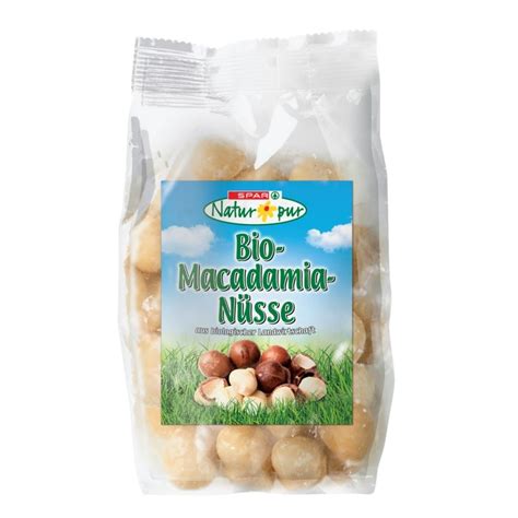 Spar Natur Pur Bio Macadamia N Sse Natur G