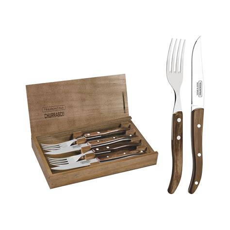 Tramontina Churrasco Premium 4 Pc Paisano Steak Cutlery Set