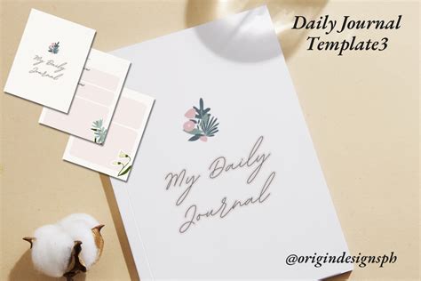 Daily Journal Template Graphic by Origin Designs PH · Creative Fabrica