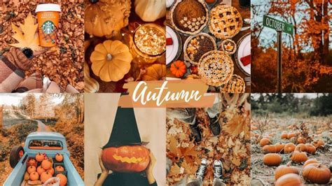 Autumn Background Laptop In 2022 Desktop Wallpaper Fall Cute Fall Wallpaper Pumpkin Wallpaper