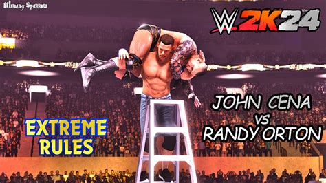 Wwe 2k24 John Cena Vs Randy Orton Tlc Match Youtube