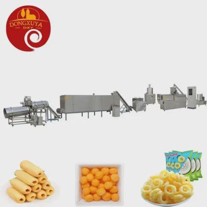 Grain Core Filled Snacks Food Extruder Processing Line Snack Food