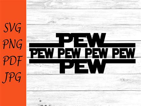 Pew pew pew svg pew png star wars svg instant télécharger Etsy France