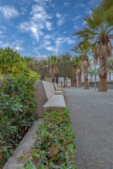 Public Promenade In Malaga Parmeral De Las Sorpresas In Sunny Day