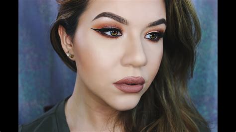 Burnt Orange Morphe 35O Palette Tutorial KatEyedTv YouTube