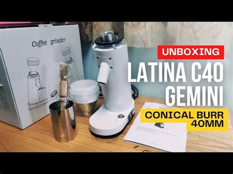 Unboxing Grinder Kopi Latina C Gemini Turin Sd Itop Youtube