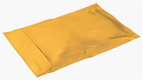 3d Yellow Mail Package Small Turbosquid 2068970