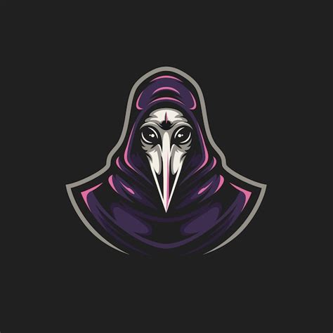 Premium Vector | Plague doctor logo