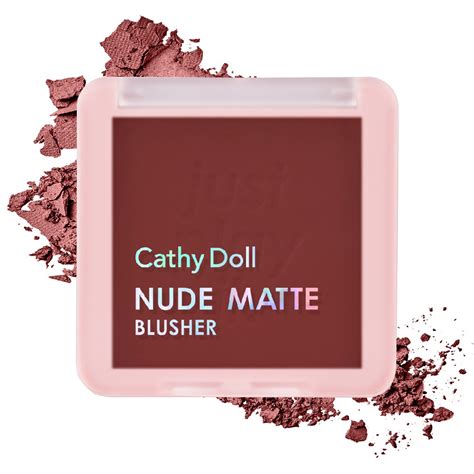Cathy Doll Nude Matte Blusher 6g Blush Katy Fine Texture Shopee Malaysia