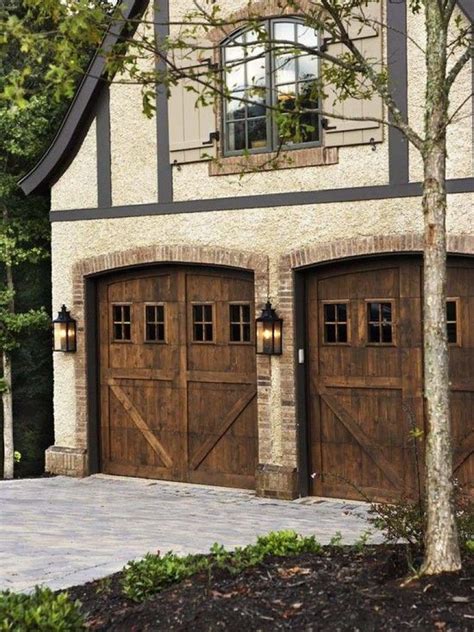 Appealing Design Ideas For Garage Door Makeover French Country Garage