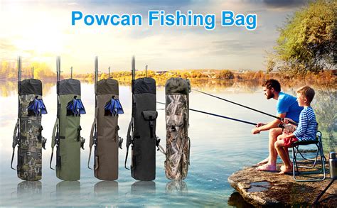 Powcan Bolsa De Ca A De Pescar Impermeable Multifunci N Con Gran