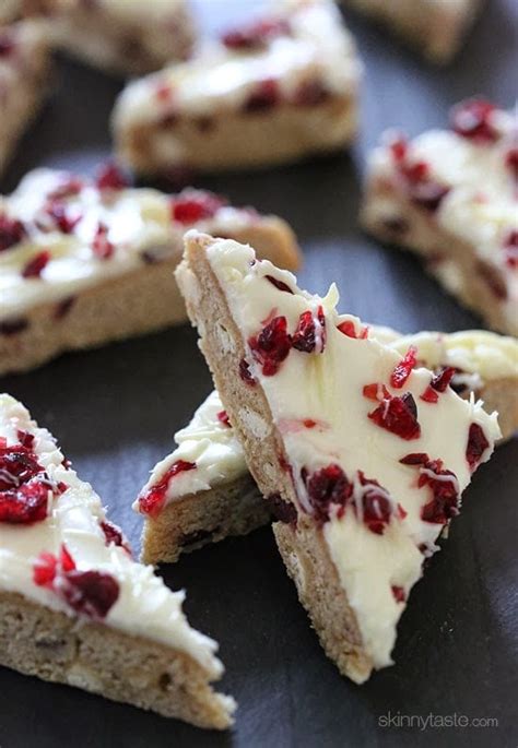 Skinny Cranberry Bliss Bars Relish