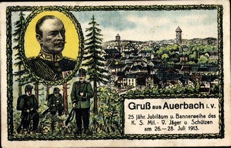 Ansichtskarte Postkarte Auerbach Im Vogtland Akpool De