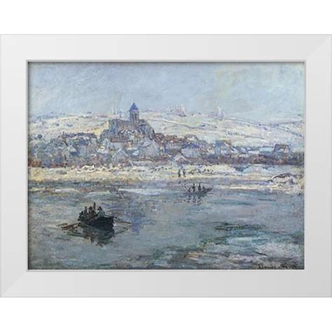 Monet Claude X White Modern Wood Framed Museum Art Print Titled