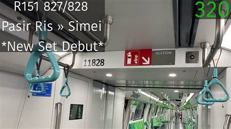 Smrt New Set Debut Alstom Movia R Pasir Ris Simei