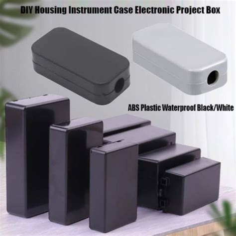 New Abs Plastic Diy Housing Instrument Electronic Project Box Black