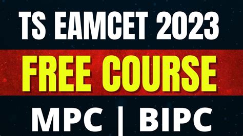 Eamcet Preparation Free Course Ts Eamcet Mpc Bipc Youtube