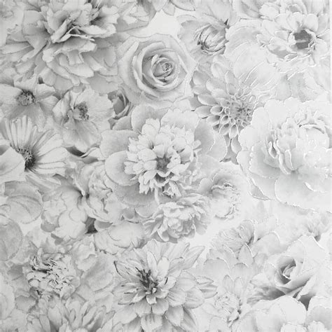 Gray Floral Wallpapers - Top Free Gray Floral Backgrounds - WallpaperAccess