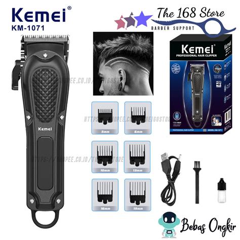 Jual Alat Cukur Rambut Kemei Hair Clipper Elektrik Professional Mesin