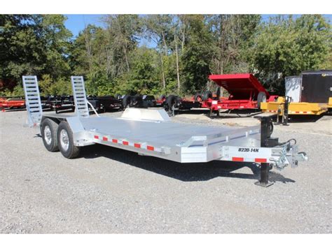 7x20 Flatbed Trailer For Sale New Aluma 8220 14K TrailersUSA