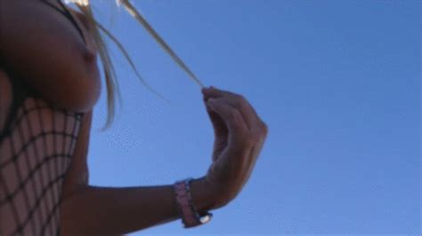 Outdoors In Fishnet Crotchless Bodystocking Spitting Sucking Fucking A Dildo Sex Toy Gspot