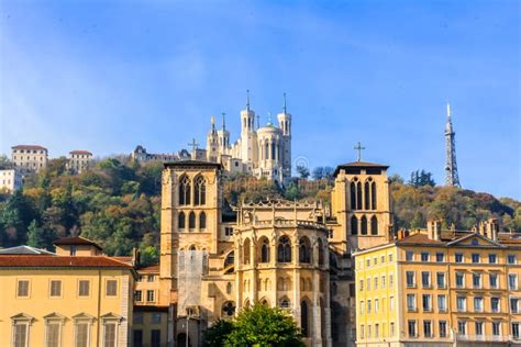 Lyon old town,France stock image. Image of apartment - 47925981